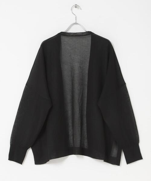 URBAN RESEARCH ROSSO WOMEN(アーバンリサーチ ロッソ)の「接触冷感シアーカーディガン(カーディガン/ボレロ・レディース・ブラック/ブラウン/アイボリー・FREE)」の19枚目の写真