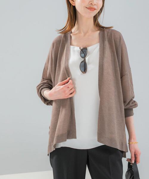 URBAN RESEARCH ROSSO WOMEN(アーバンリサーチ ロッソ)の「接触冷感シアーカーディガン(カーディガン/ボレロ・レディース・ブラック/ブラウン/アイボリー・FREE)」の22枚目の写真