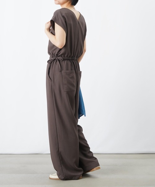 LUCA/LADY LUCK LUCA（ルカ/レディラックルカ）の「LC/LLL ウエストドロストサロペットパンツ（サロペット/オーバーオール・レディース・ベージュ/ブラウン・FREE）」の6枚目の写真