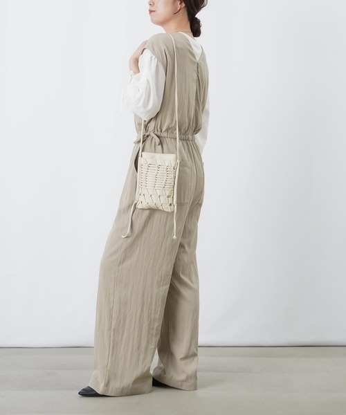 LUCA/LADY LUCK LUCA（ルカ/レディラックルカ）の「LC/LLL ウエストドロストサロペットパンツ（サロペット/オーバーオール・レディース・ベージュ/ブラウン・FREE）」の17枚目の写真