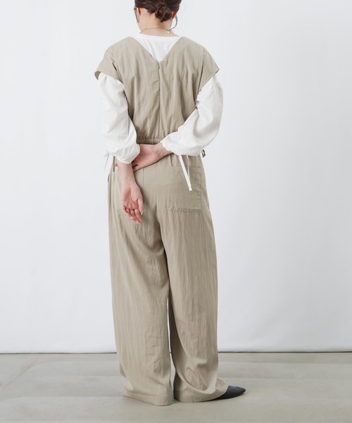 LUCA/LADY LUCK LUCA（ルカ/レディラックルカ）の「LC/LLL ウエストドロストサロペットパンツ（サロペット/オーバーオール・レディース・ベージュ/ブラウン・FREE）」の20枚目の写真