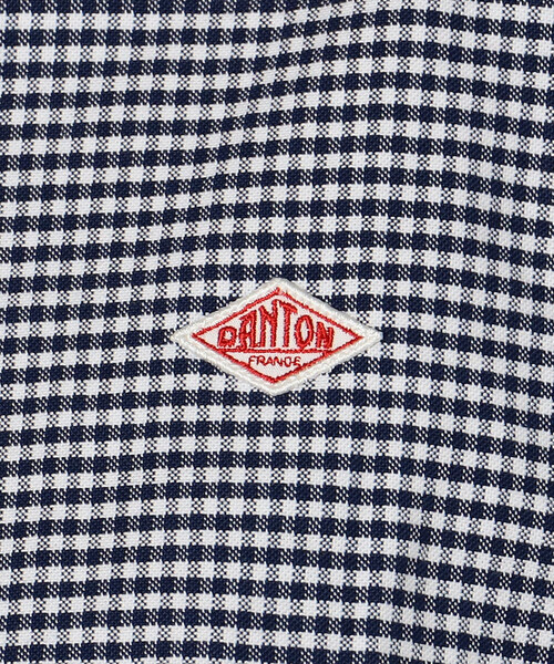 DANTON(ダントン)の「Women's Oxford Round Collar Short Sleeve Pullover Shirt Pattern(シャツ/ブラウス・レディース・ブルー系その他/ブルー系その他6・36/34/38)」の9枚目の写真