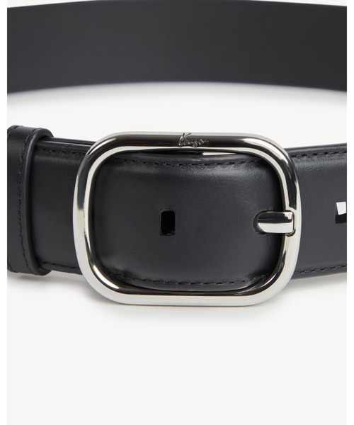 KENZO(ケンゾー)の「'KENZO Buckle' ベルト イン レザー(ベルト・メンズ・ブラック系その他・ONE SIZE)」の2枚目の写真
