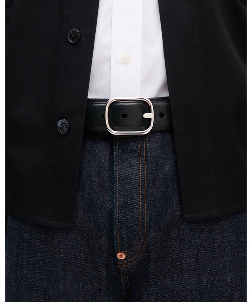 KENZO(ケンゾー)の「'KENZO Buckle' ベルト イン レザー(ベルト・メンズ・ブラック系その他・ONE SIZE)」の3枚目の写真