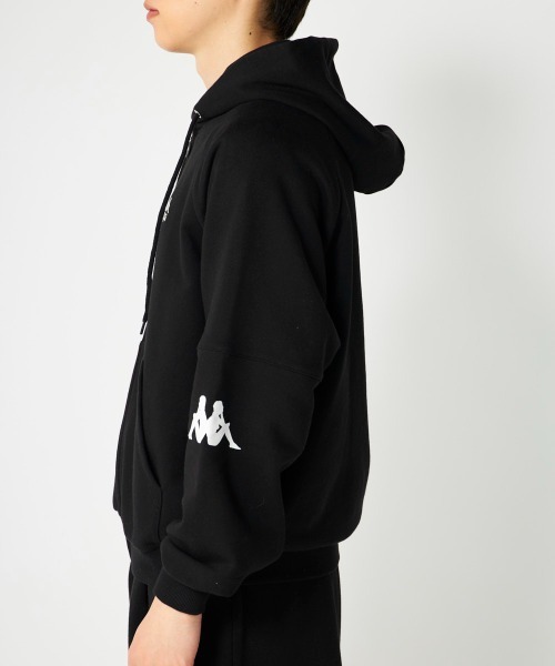 Kappa（カッパ）の「スウェットパーカー（パーカー・メンズ・ライトグレー/ブラック・LARGE/MEDIUM/X-LARGE）」の10枚目の写真