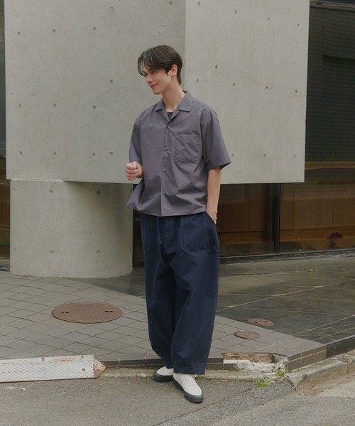 MAISON CLUB(メゾンクラブ)の「【MAISON CLUB】Balloon Fatigue Pants / バルーンファティーグパンツ カーブパンツ(カーゴパンツ・メンズ・ネイビー/カーキ/ホワイト・S/L/M)」の15枚目の写真