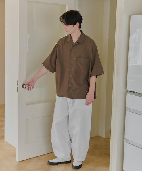 MAISON CLUB(メゾンクラブ)の「【MAISON CLUB】Balloon Fatigue Pants / バルーンファティーグパンツ カーブパンツ(カーゴパンツ・メンズ・ネイビー/カーキ/ホワイト・S/L/M)」の7枚目の写真