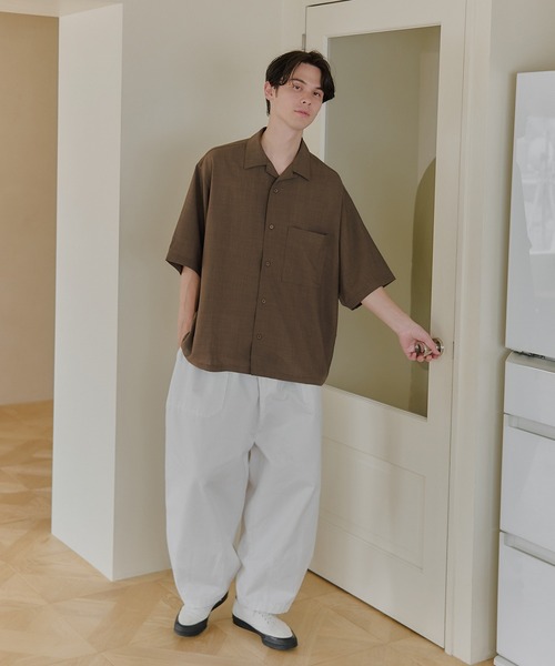 MAISON CLUB(メゾンクラブ)の「【MAISON CLUB】Balloon Fatigue Pants / バルーンファティーグパンツ カーブパンツ(カーゴパンツ・メンズ・ネイビー/カーキ/ホワイト・S/L/M)」の8枚目の写真