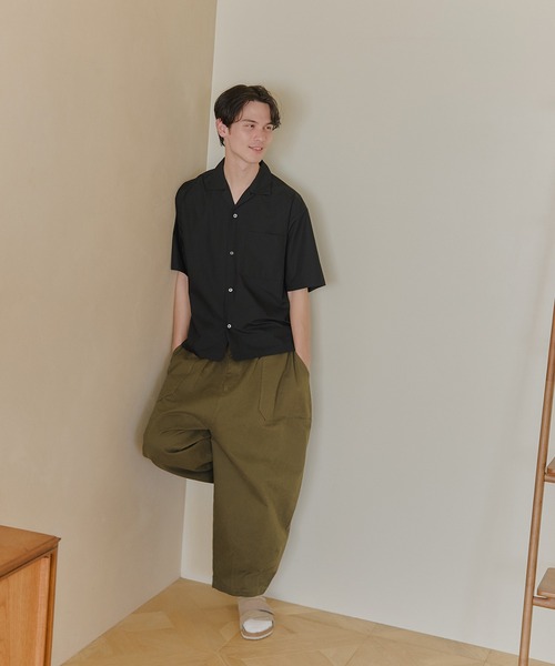 MAISON CLUB(メゾンクラブ)の「【MAISON CLUB】Balloon Fatigue Pants / バルーンファティーグパンツ カーブパンツ(カーゴパンツ・メンズ・ネイビー/カーキ/ホワイト・S/L/M)」の18枚目の写真