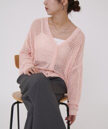 清涼メッシュカーデ