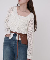 清涼メッシュカーデ