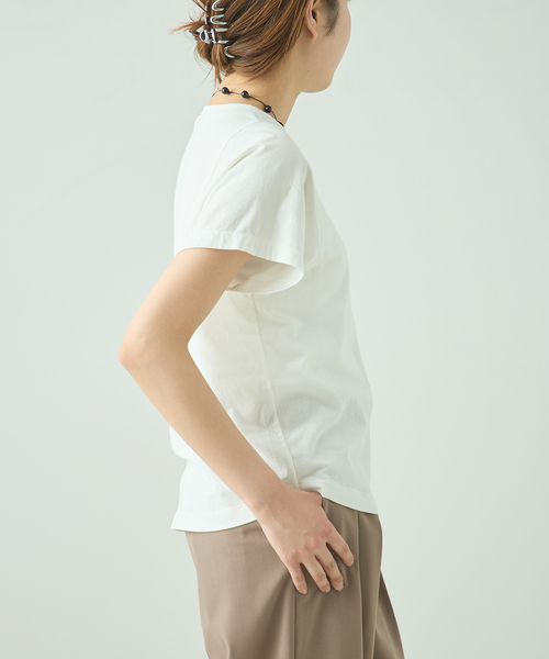 The Loom(ザ ルーム)の「The Loom/ザ ルーム LAYERED TEE Tシャツ TL18UO-CT03(Tシャツ/カットソー・レディース・ブラック/ホワイト・SMALL)」の10枚目の写真