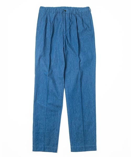 BLUE BLUE(ブルーブルー)の「Brooks Brothers /別注 ジャカードデニム イージースラックス(スラックス・メンズ・ブルー・M/L)」の1枚目の写真