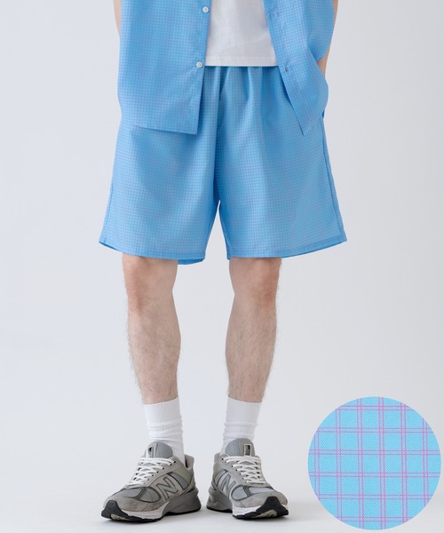SIDEWAY STANCE(サイドウェイスタンス)の「【SIDEWAY STANCE】総柄 ショートパンツ(その他パンツ・メンズ・B/モカ/C/ブラウン/ホワイト/ネイビー/ブラック/カーキ/A/グリーン/ピンク/レッド/ブルー・SMALL/MEDIUM/LARGE)」の8枚目の写真