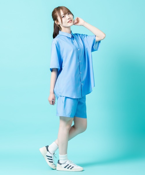 SIDEWAY STANCE(サイドウェイスタンス)の「【SIDEWAY STANCE】総柄 ショートパンツ(その他パンツ・メンズ・B/モカ/C/ブラウン/ホワイト/ネイビー/ブラック/カーキ/A/グリーン/ピンク/レッド/ブルー・SMALL/MEDIUM/LARGE)」の22枚目の写真
