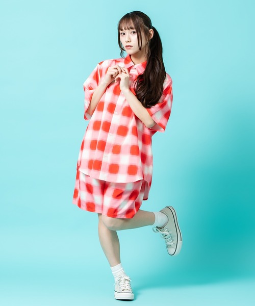 SIDEWAY STANCE(サイドウェイスタンス)の「【SIDEWAY STANCE】総柄 ショートパンツ(その他パンツ・メンズ・B/モカ/C/ブラウン/ホワイト/ネイビー/ブラック/カーキ/A/グリーン/ピンク/レッド/ブルー・SMALL/MEDIUM/LARGE)」の14枚目の写真