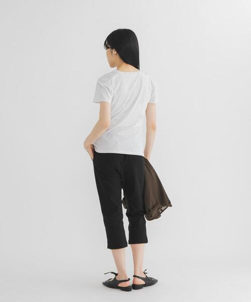 KBF(ケイビーエフ)の「ドレーププリントTEE(Tシャツ/カットソー・レディース・グレー系その他/アイボリー/ライトブルー・ONE)」の10枚目の写真