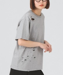 Ray BEAMS | ダメージ オーバー Tシャツ(Tシャツ/カットソー)