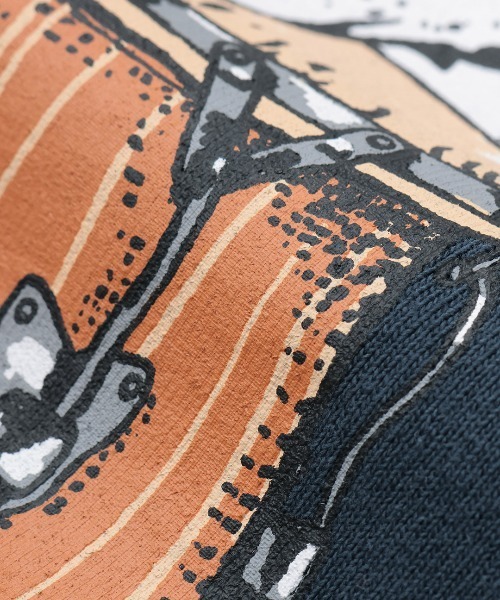 チチカカ(チチカカ)の「go slow caravan USAコットンコンガクマTシャツ【ユニセックス】(Tシャツ/カットソー・レディース・ネイビー/ホワイト・LARGE/MEDIUM)」の12枚目の写真