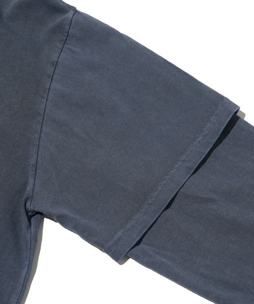 OTHERFITS(アザーフィッツ)の「ピグメントレイヤードフードクロップロングスリーブ(ネイビー)(Tシャツ/カットソー・メンズ・その他・FREE)」の4枚目の写真