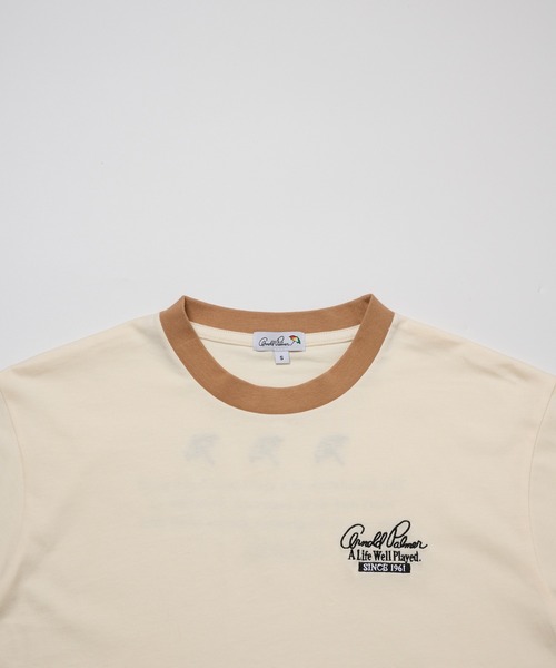 Arnold Palmer(アーノルドパーマー)の「シェア アソートグラフィック リンガーTシャツ(Tシャツ/カットソー・レディース・ホワイト/アイボリー・S/XS/LL/L/M)」の17枚目の写真