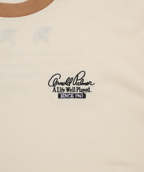 Arnold Palmer(アーノルドパーマー)の「シェア アソートグラフィック リンガーTシャツ(Tシャツ/カットソー・レディース・ホワイト/アイボリー・S/XS/LL/L/M)」の18枚目の写真