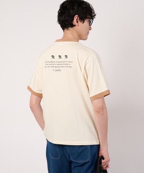Arnold Palmer(アーノルドパーマー)の「シェア アソートグラフィック リンガーTシャツ(Tシャツ/カットソー・レディース・ホワイト/アイボリー・S/XS/LL/L/M)」の12枚目の写真