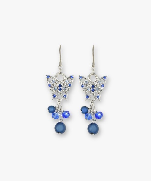 バタフライモチーフ ピアス（ピアス（両耳用））｜ANNA SUI（アナスイ 
