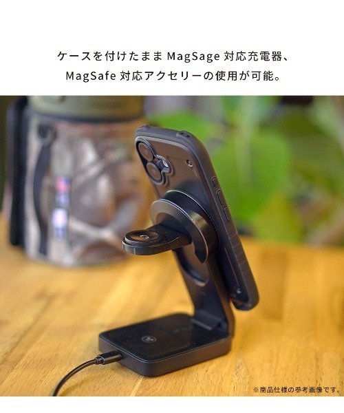 ROOT CO.(ルート)の「iPhone 17/17e/16e 専用 ROOT CO. GRAVITY Shock Resist Case Rugged Plus.(スマホケース/カバー・メンズ・ブラック・iPhone 16e/17e)」の8枚目の写真