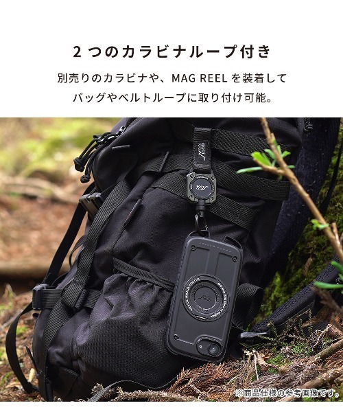 ROOT CO.(ルート)の「iPhone 17/17e/16e 専用 ROOT CO. GRAVITY Shock Resist Case Rugged Plus.(スマホケース/カバー・メンズ・ブラック・iPhone 16e/17e)」の9枚目の写真