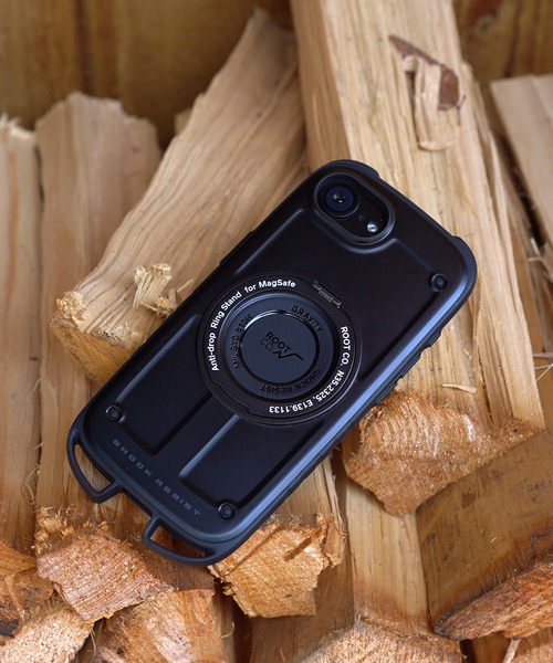 ROOT CO.(ルート)の「iPhone 17/17e/16e 専用 ROOT CO. GRAVITY Shock Resist Case Rugged Plus.(スマホケース/カバー・メンズ・ブラック・iPhone 16e/17e)」の11枚目の写真