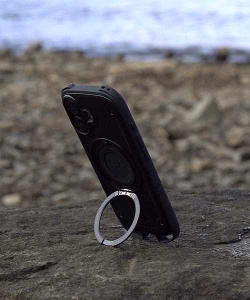 ROOT CO.(ルート)の「iPhone 17/17e/16e 専用 ROOT CO. GRAVITY Shock Resist Case Rugged Plus.(スマホケース/カバー・メンズ・ブラック・iPhone 16e/17e)」の7枚目の写真