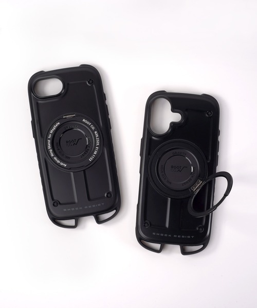 ROOT CO.(ルート)の「iPhone 17/17e/16e 専用 ROOT CO. GRAVITY Shock Resist Case Rugged Plus.(スマホケース/カバー・メンズ・ブラック・iPhone 16e/17e)」の3枚目の写真