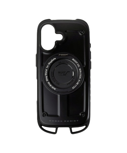 ROOT CO.(ルート)の「iPhone 17/17e/16e 専用 ROOT CO. GRAVITY Shock Resist Case Rugged Plus.(スマホケース/カバー・メンズ・ブラック・iPhone 16e/17e)」の12枚目の写真