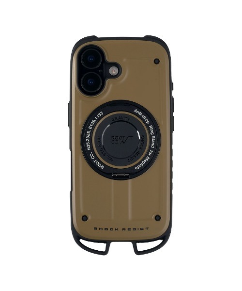 ROOT CO.(ルート)の「iPhone 17/17e/16e 専用 ROOT CO. GRAVITY Shock Resist Case Rugged Plus.(スマホケース/カバー・メンズ・ブラック/カーキ・iPhone 16e/17e)」の20枚目の写真