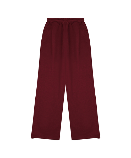 ABEEHUMS(アビハムズ)の「リラックススウェットワイドパンツ ABH357-306(スウェットパンツ・レディース・ライトグレー/バーガンディー/アイボリー/ブラック・SMALL/MEDIUM)」の4枚目の写真