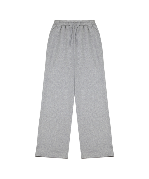 ABEEHUMS(アビハムズ)の「リラックススウェットワイドパンツ ABH357-306(スウェットパンツ・レディース・ライトグレー/バーガンディー/アイボリー/ブラック・SMALL/MEDIUM)」の3枚目の写真