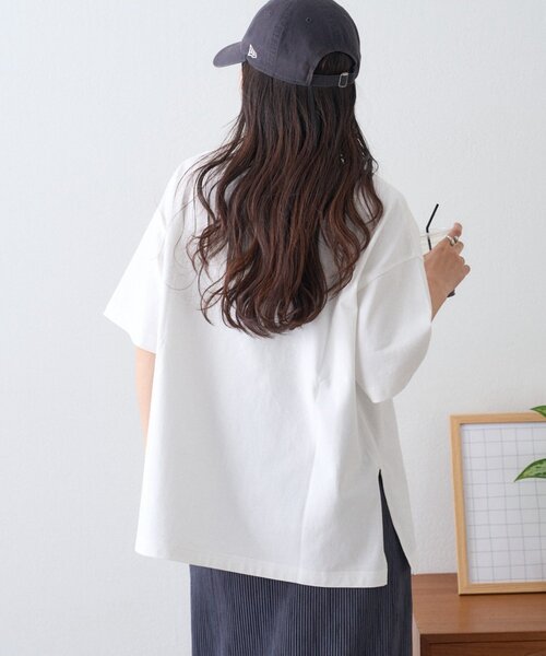 CIAOPANIC TYPY(チャオパニックティピー)の「アソートフォトプリントオーバーTee(Tシャツ/カットソー・レディース・ベージュ/ホワイト/サックスブルー/ブラック・ONE SIZE)」の7枚目の写真