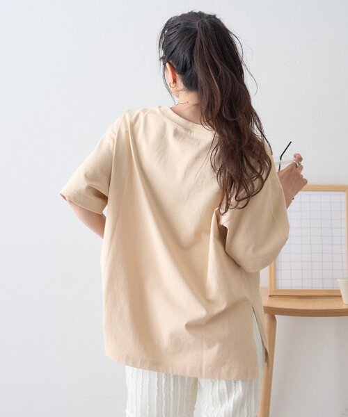 CIAOPANIC TYPY(チャオパニックティピー)の「アソートフォトプリントオーバーTee(Tシャツ/カットソー・レディース・ベージュ/ホワイト/サックスブルー/ブラック・ONE SIZE)」の14枚目の写真