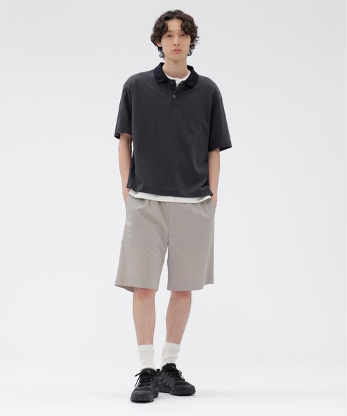 MARGARET HOWELL(マーガレットハウエル)の「COTTON PIQUE(Tシャツ/カットソー・メンズ・チャコール/ダークブルー・LARGE/X-LARGE/MEDIUM)」の3枚目の写真