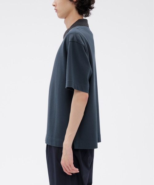 MARGARET HOWELL(マーガレットハウエル)の「COTTON PIQUE(Tシャツ/カットソー・メンズ・チャコール/ダークブルー・LARGE/X-LARGE/MEDIUM)」の8枚目の写真