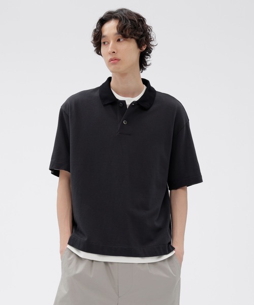 MARGARET HOWELL(マーガレットハウエル)の「COTTON PIQUE(Tシャツ/カットソー・メンズ・グレー系その他4/ダークブルー・LARGE/X-LARGE/MEDIUM)」の11枚目の写真