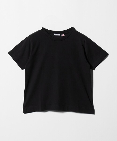 A DAY IN THE LIFE UNITED ARROWS(アデイインザライフユナイテッドアローズ)の「USAコットン天竺 クルーネックTシャツ <A DAY IN THE LIFE>(Tシャツ/カットソー・レディース・オフホワイト/ライラック/ブラック/ライム・FREE)」の1枚目の写真