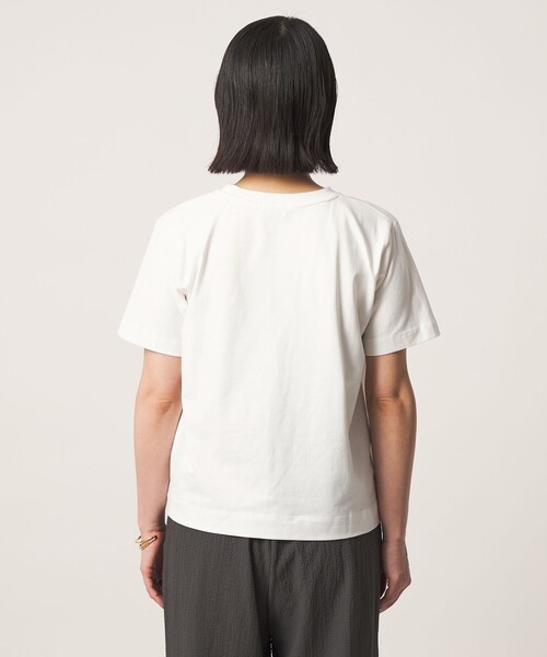 A DAY IN THE LIFE UNITED ARROWS(アデイインザライフユナイテッドアローズ)の「USAコットン天竺 クルーネックTシャツ <A DAY IN THE LIFE>(Tシャツ/カットソー・レディース・オフホワイト/ライラック/ブラック/ライム・FREE)」の18枚目の写真