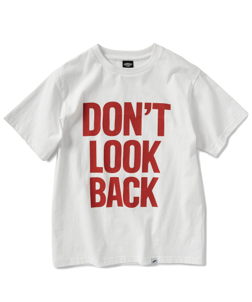 SUPERSUB(スーパーサブ)の「ドンルックバック レタリング クロップ 半袖Tシャツ-ホワイト(Tシャツ/カットソー・レディース・その他・SMALL/MEDIUM/LARGE)」の1枚目の写真