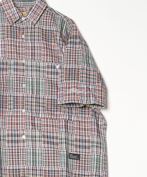 FAT(エフエイティー)の「CROPIECE(シャツ/ブラウス・メンズ・ホワイト/ネイビー・TITCH(M)/SKINNY(L)/FAT(XL)/JUMBO(XXL))」の4枚目の写真