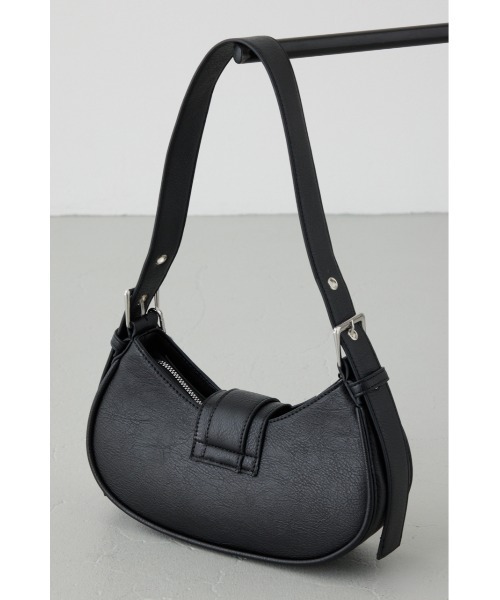 AZUL by moussy(アズールバイマウジー)の「バックルベルトワンハンドルトートバッグ(ハンドバッグ・レディース・シルバー/ブラック/アイボリー・FREE)」の8枚目の写真