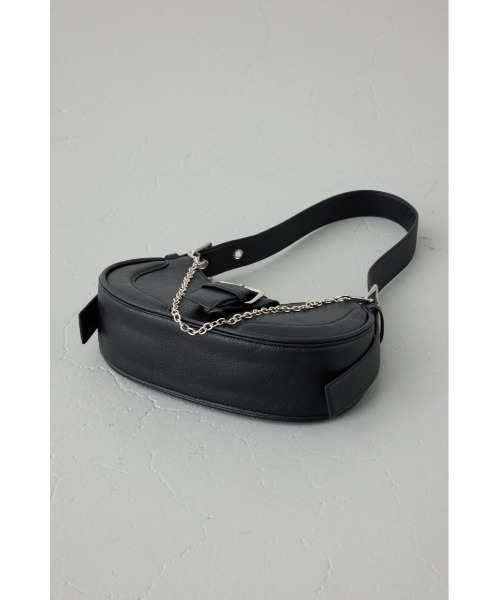 AZUL by moussy(アズールバイマウジー)の「バックルベルトワンハンドルトートバッグ(ハンドバッグ・レディース・シルバー/ブラック/アイボリー・FREE)」の9枚目の写真