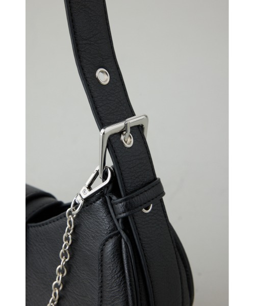 AZUL by moussy(アズールバイマウジー)の「バックルベルトワンハンドルトートバッグ(ハンドバッグ・レディース・シルバー/ブラック/アイボリー・FREE)」の11枚目の写真