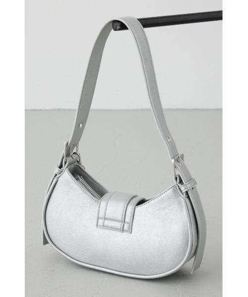 AZUL by moussy(アズールバイマウジー)の「バックルベルトワンハンドルトートバッグ(ハンドバッグ・レディース・シルバー/ブラック/アイボリー・FREE)」の19枚目の写真